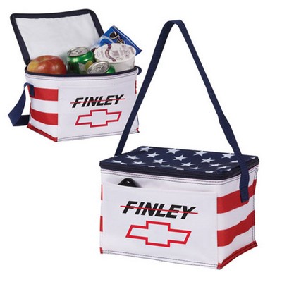 Classic Stars & Stripes 6 Pack Cooler