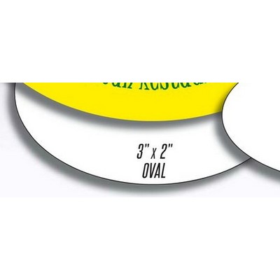 Oval Label (3"x2")