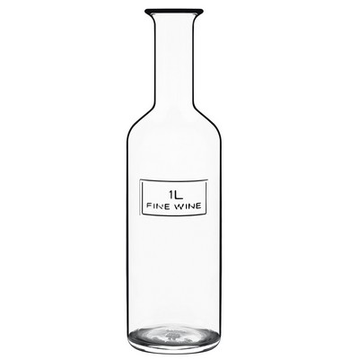 Luigi Bormioli Optima Wine Bottle 1 L, Bulk