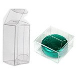 Value Series Food Safe Crystal Clear PET Box (3"x3"x2")