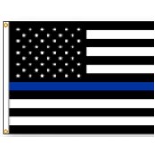 Thin Blue Line US Civil Service Flag (3'x5')