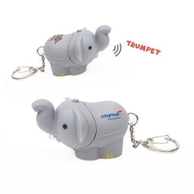 Elephant LED Keylight Keychain