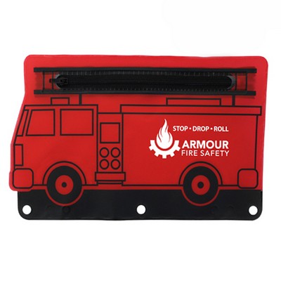 Fire Engine School Pouch