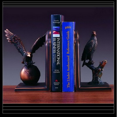 Eagle Bookends, 9"W x 8"H