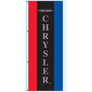 Single Faced Interceptor® Drape Flags (Center Panel - Chrysler®) (3' x 8')