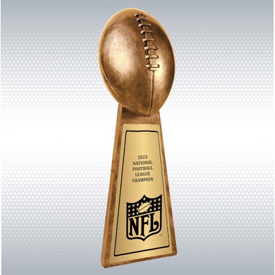 15" Antique Gold Football Award