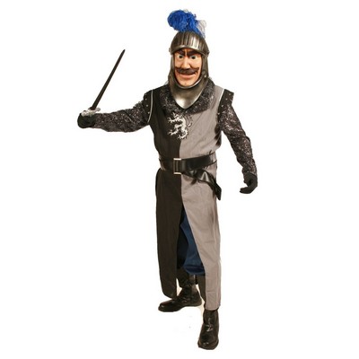 Black Knight Mascot Costume