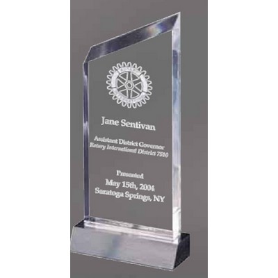 Large Clear Acrylic Wedge Award