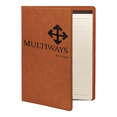 9½" x 12" Leatherette Rawhide Portfolio