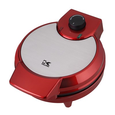 Black And Stainless Steel Belgian Waffle Maker