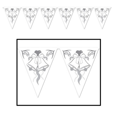 Wedding Bells Pennant Banner