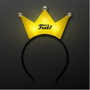 Light Up Yellow Crown Tiara Princess Headband