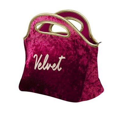 Gran Klutch Velvet Neoprene Lunch Bag