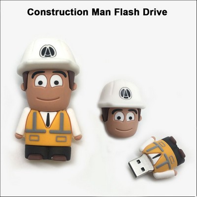 Construction Man Flash Drive - 1 GB