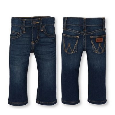 Wrangler® Baby Boy's Dark Blue Western Jeans