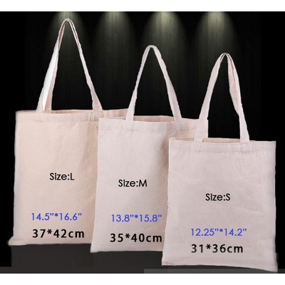 Customized Printed Cotton Tote Bag in 3 Normal Size