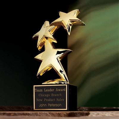 Constellation Award - 24K Gold/Marble 10½"