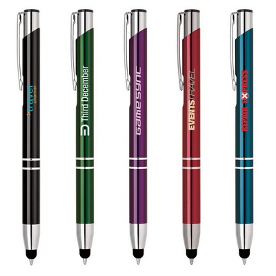 Anodized Aluminum Stylus Ballpoint Pen