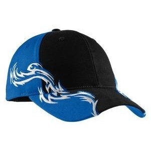 Port Authority® Colorblock Racing Cap w/ Flames