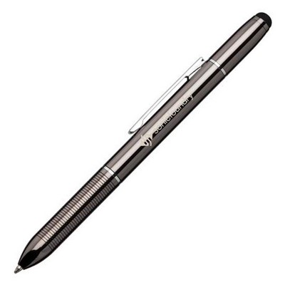 Porter Metal Twist-Action Pen/Stylus - Gun Metal