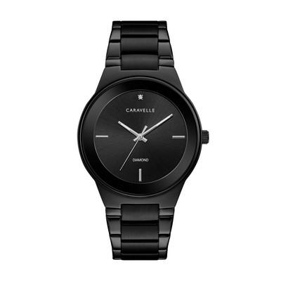 Caravelle Men's Watch with Black Dial