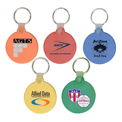 Circle Soft PVC Keytag