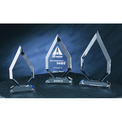 Apex Award optical crystal award/trophy 7"H