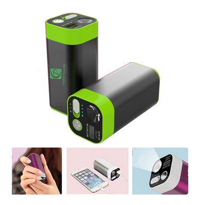 10400mAh Hand Warmer Power Bank w/LED Flashlight