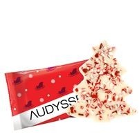 1/2 Oz. Peppermint Bark Christmas Tree Shape Candy