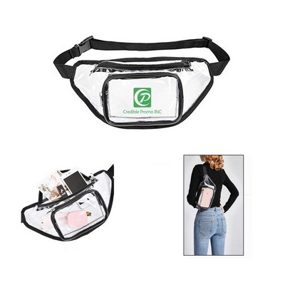 Clear PVC Waterproof Waist Bag