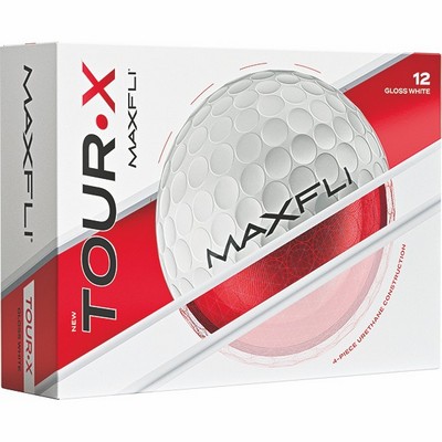 Maxfli Tour X Golf Ball - Gloss White