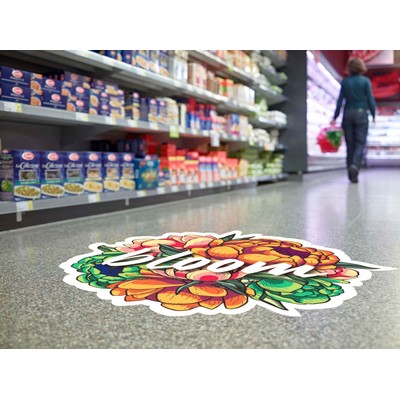 Multigrip® Floor Wall Concrete Graphics (18" x 24")