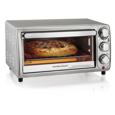 Hamilton Beach® 4-Slice Silver Toaster Oven