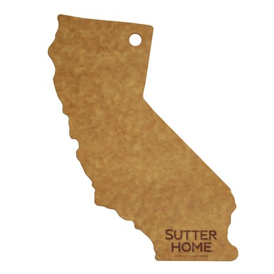 14¼" Vellum™ California Shaped Wood Paper Composite Serving & Cutting Board