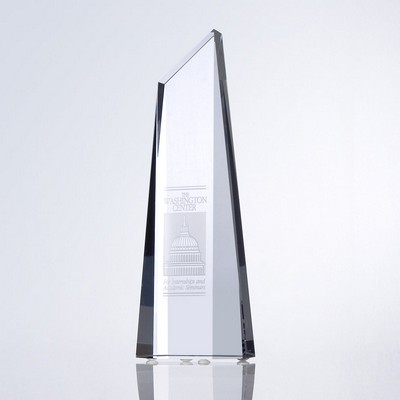 Medium Polygon Obelisk Optic Crystal Award