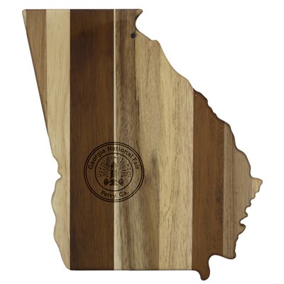 Rock & Branch® Shiplap Series Georgia State Shaped Wood Serving & Cutting Board