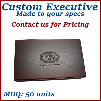 Custom Hinged Wooden Box / Custom Presentation Box