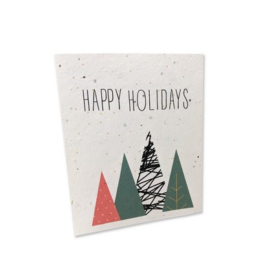 Plantable Seed Card w/Merry Christmas