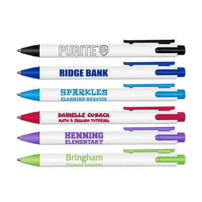 Purite™ Antimicrobial Pens - White Barrel