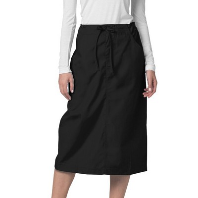 Adar Universal Mid-Calf Length Drawstring Skirt