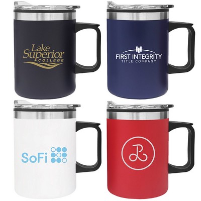 14 Oz. Double Wall Mug w/Handle