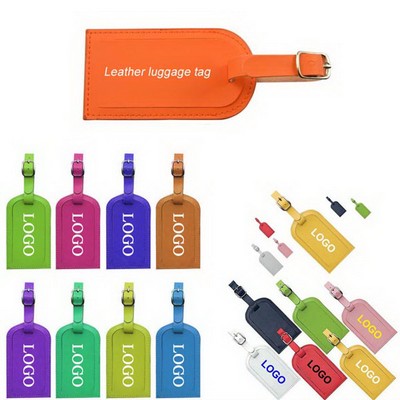 Leather Luggage Tag