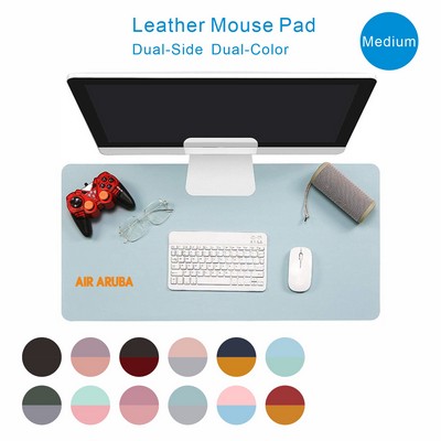 2 Sides Leather Office Desk Pad (31.5*15.75*0.08")