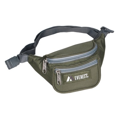 Everest Junior Olive Green/Gray Signature Waist Pack