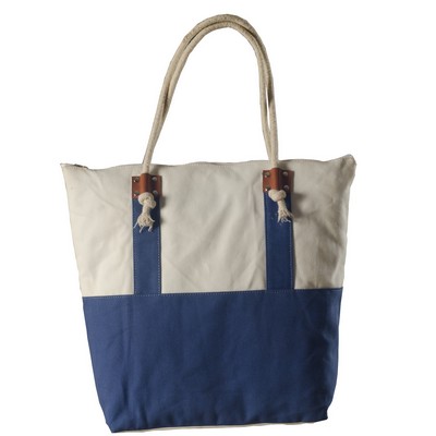 Medium Premium Cotton Fashion Tote Bag (15"x4"x17")