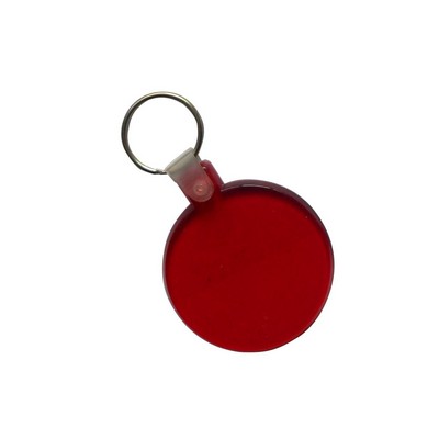 Round Soft PVC Keychain