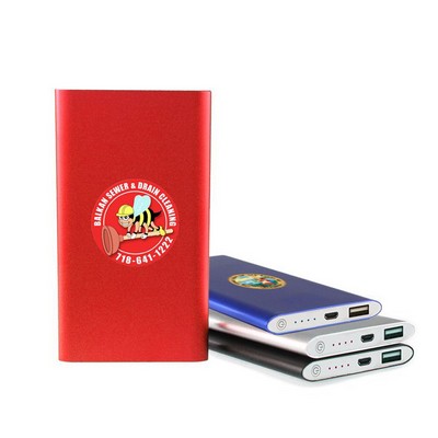 5000mAh Aluminum Alloy Shell Power Bank Charger