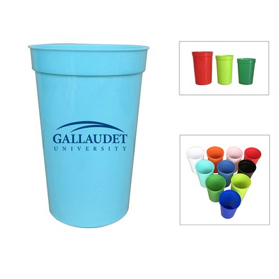 20 Oz Reusable Plastic Stadium Cup