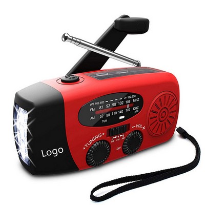 Solar Emergency NOAA Weather Radio Hand Crank Self Powered