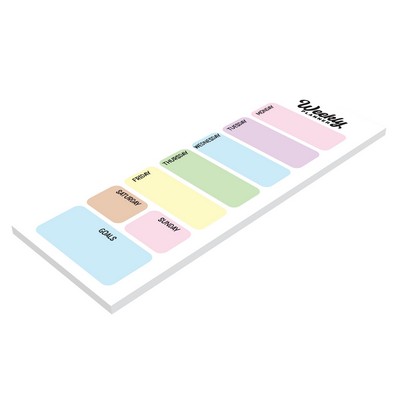 3" x 8" Sticky Note Pad with 100 Sheets